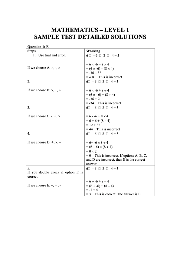 Accelerated Selective Exam Pack