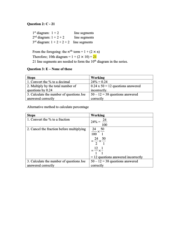 Accelerated Selective Exam Pack
